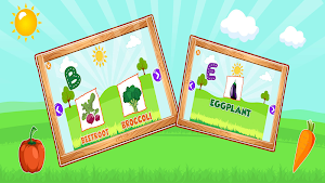 Learn Vegetable Names ABC Game Screenshot 0