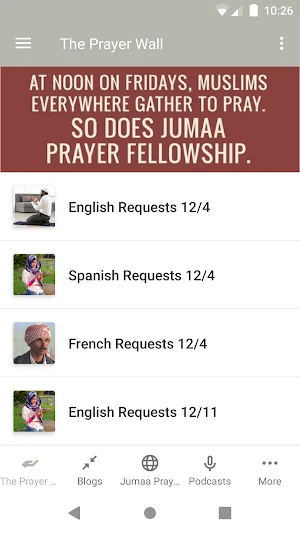 Jumaa Prayer Fellowship Screenshot 0