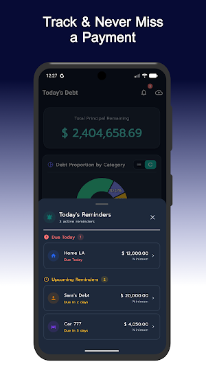 Today's Debt: Payoff Planner Screenshot 1