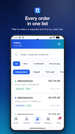 RainBiz - Online Store & POS Screenshot 2