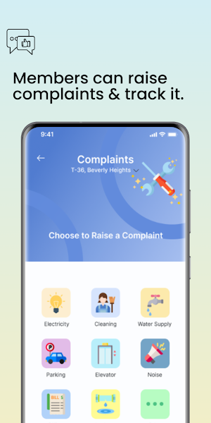 BHRE Society Management App Screenshot 1