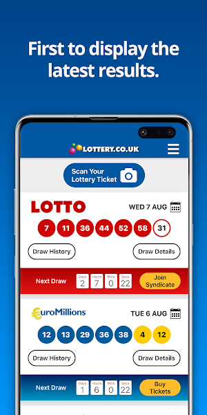 National Lottery Results Screenshot 0