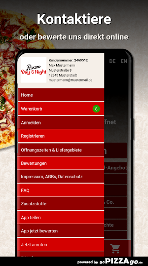 Pizza Day - Night Worms Screenshot 2