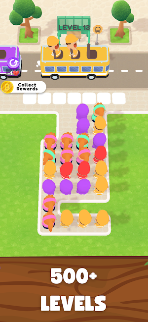 Bitcoin Bus Jam Traffic Puzzle Screenshot 1