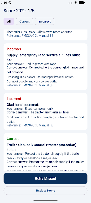 CDL Prep Practice Test 2026 Screenshot 3