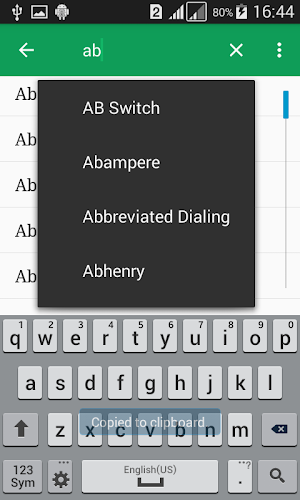 Electronics Dictionary Offline Screenshot 1