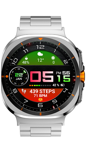 Color Digital WearOS NTV68 Screenshot 1