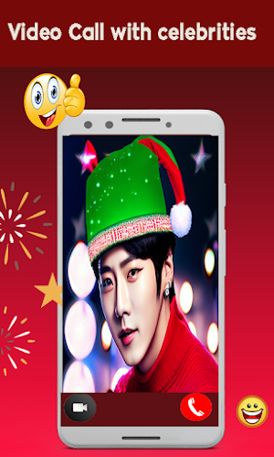 Fake Call Celebrity Christmas Screenshot 2