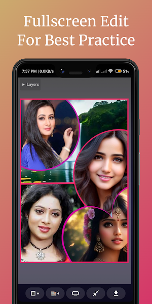 FrameArt - Photo Collage Maker Screenshot 3