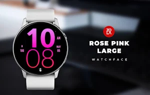 Rose Pink Large Watch Face Screenshot 0