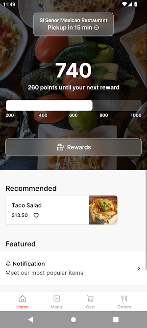Si Senor Mexican Restaurant Screenshot 0