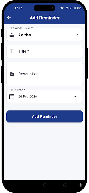 R Veriety App : Vehicle Report Screenshot 2