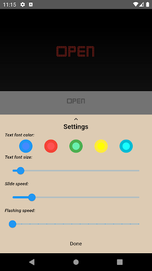 Simple LED Screen text Screenshot 2