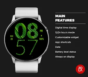 Nature Large Watch Face Screenshot 1