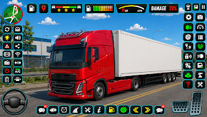 Euro Truck Driving Cargo 3D Screenshot 0