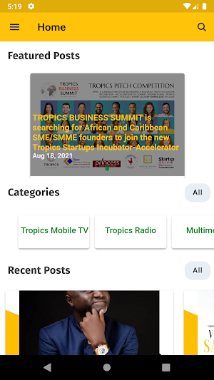 Tropics Magazine Screenshot 1