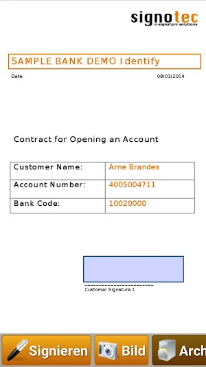 signoSign/mobile Screenshot 2