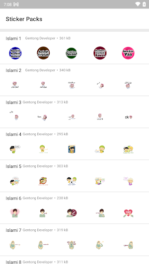 Sticker Islami - WAStickerApps Screenshot 1