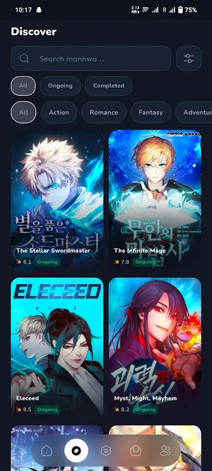 Manhwa Verse: Webtoon & Comics Screenshot 1