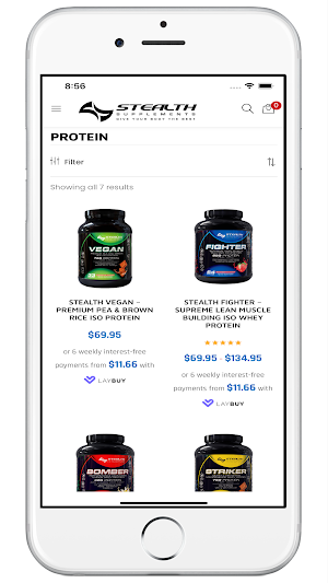 Stealth Supps Screenshot 1