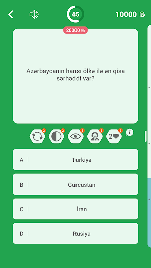 Milyonçu -Azərbaycan Coğrafiyası, Sual Cavab Oyunu Screenshot 1