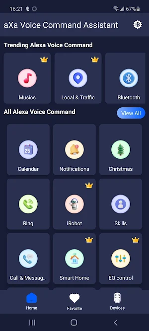aXa Voice Command Assistant Screenshot 0
