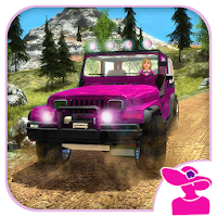 Pink Jeep Offroad Hill Driver