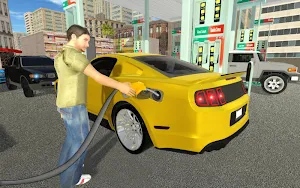 Gas Station Car: Big City Simulator Screenshot 1