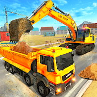 Heavy Excavator Crane Sim : Construction Games