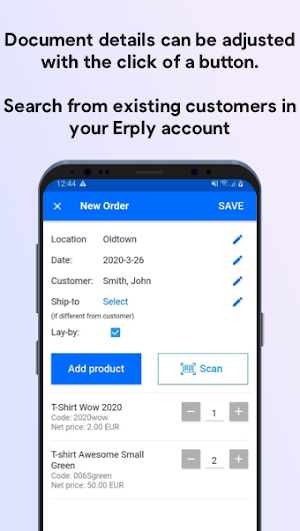 Invoices, Orders, Waybills by Erply Screenshot 1