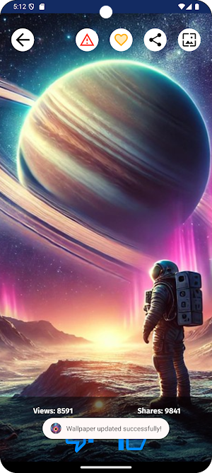 Space and Galaxy Wallpapers Screenshot 2