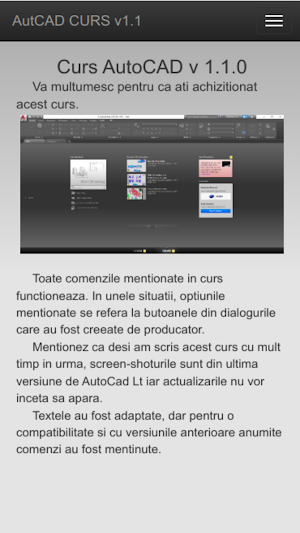 Curs incepatori AutoCAD Screenshot 3