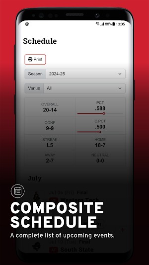Billings Mustangs Screenshot 1