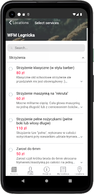 Warsztat Fryzur Męskich Screenshot 2