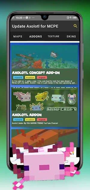 Update Axolotl for MCPE Screenshot 2