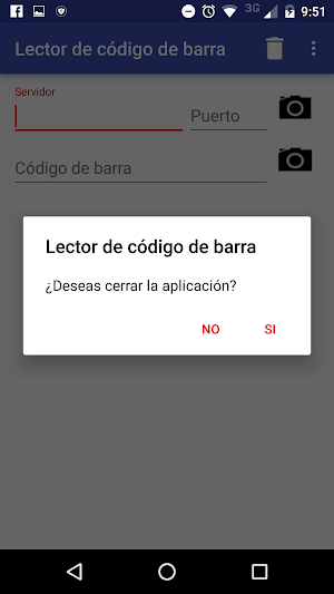 Lector de códigos de barra Screenshot 2