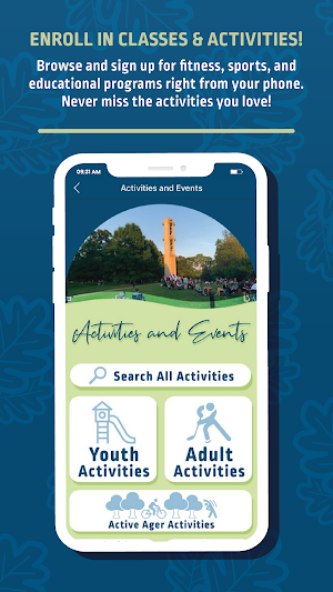 Springfield Park District. Screenshot 2