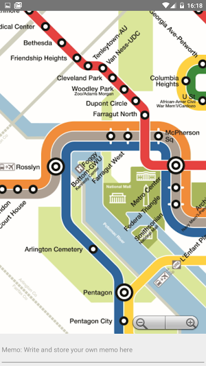 WASHINGTON DC METRO BUS MAP Screenshot 2