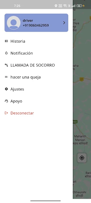 UniTaxi Melilla Driver Screenshot 1