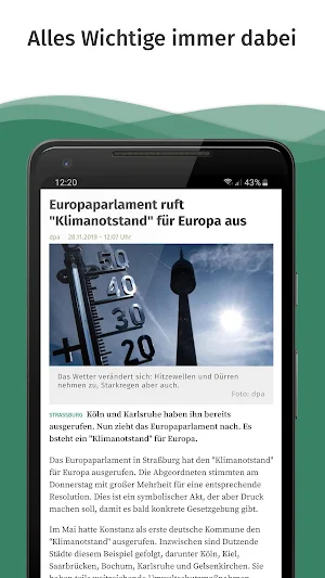 NRZ.de Screenshot 1