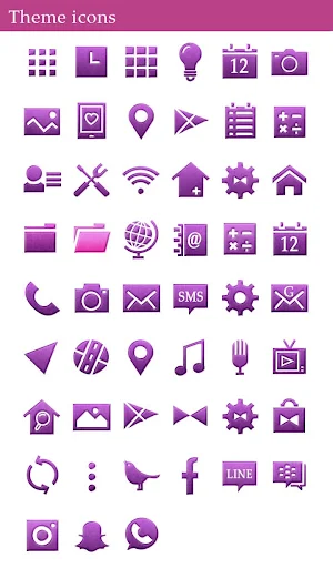 Wisteria Tunnel Theme +HOME Screenshot 3