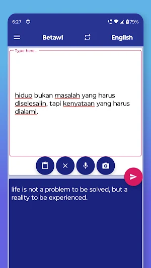 Betawi English Translator Screenshot 3
