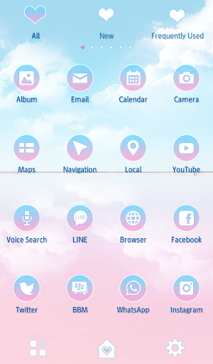 Pink Lagoon Theme Screenshot 2