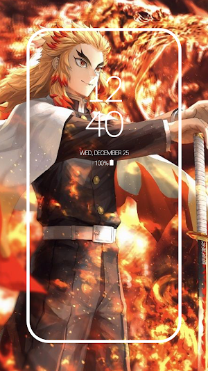 Kyojuro Rengoku HD Wallpaper Screenshot 2