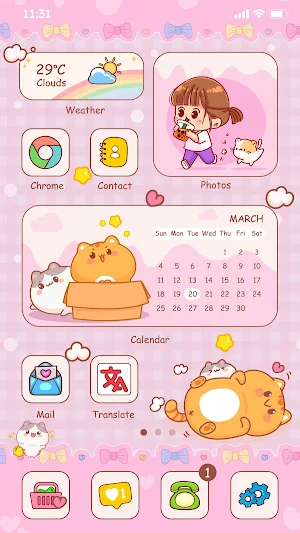 Wow Cat Theme - Full HD Theme Screenshot 0