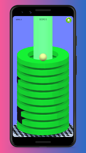 Twisty Stacks Ball Jump 3D Screenshot 1