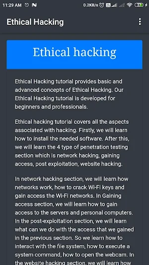 Ethical Hacking Screenshot 2