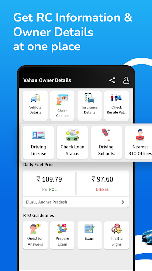 RTO Vehicle Info App, Challan Screenshot 1