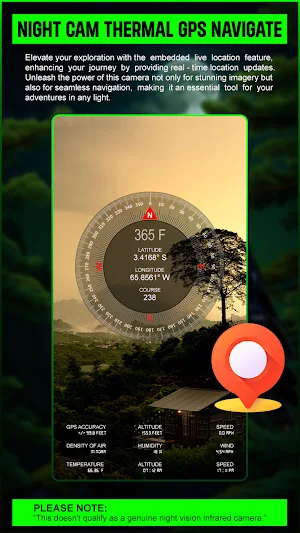 Night Cam Thermal GPS Navigate Screenshot 1