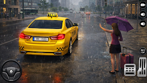 Taxi Simulator Car Driving 3D Screenshot 1